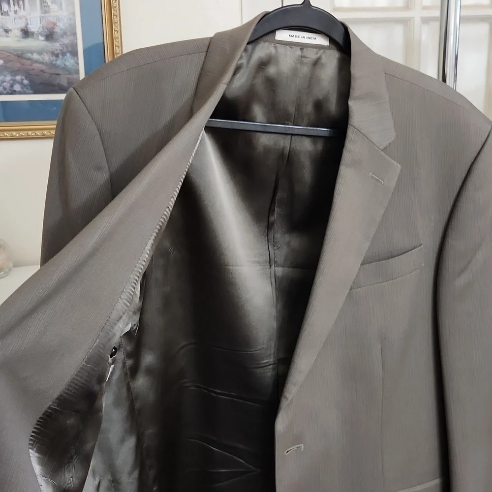 100%Wool Kenneth Cole Suite Blazer 44 / 38 Luxury Office Formal